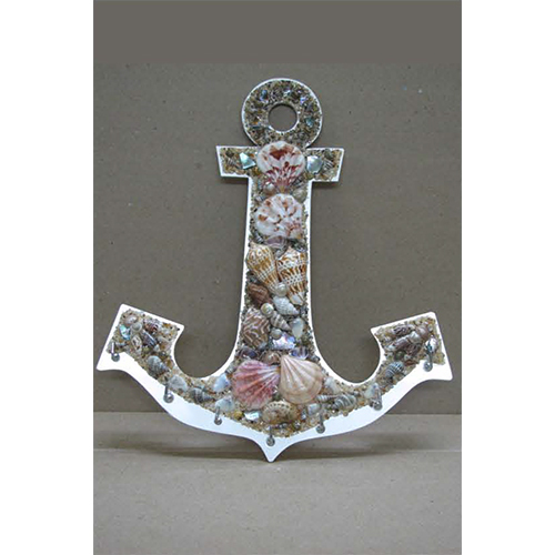 Ancher Shape Seashell Key Holder - Color: Various Available