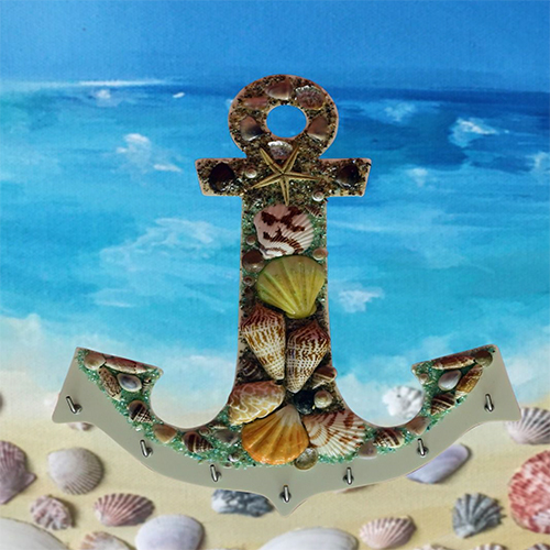 D-26 Ancher Shape Key Holder - Color: Various Available