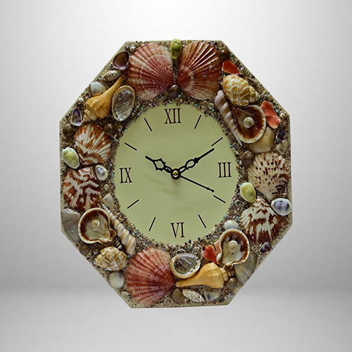 02_D-76 Seashell  Wall Clock - Color: Different Available