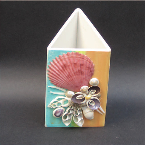 Seashell Pen Stand - Color: Various Available