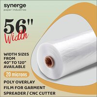 56 Inch Width Poly Film Rolls for Garment CNC Auto Cutter And Spreader