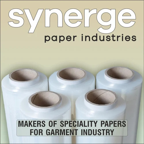 100 Inch Width Poly Film Rolls For Garment Cnc Auto Cutter And Spreader - Color: White