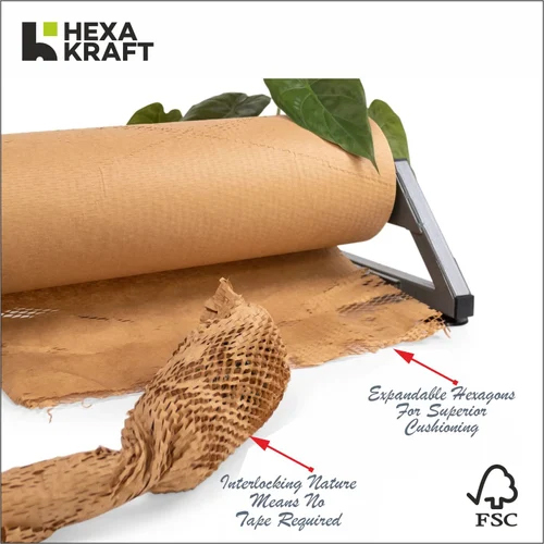 Packing Honeycomb Paper Cushion Paper Bubble Wrapping Roll