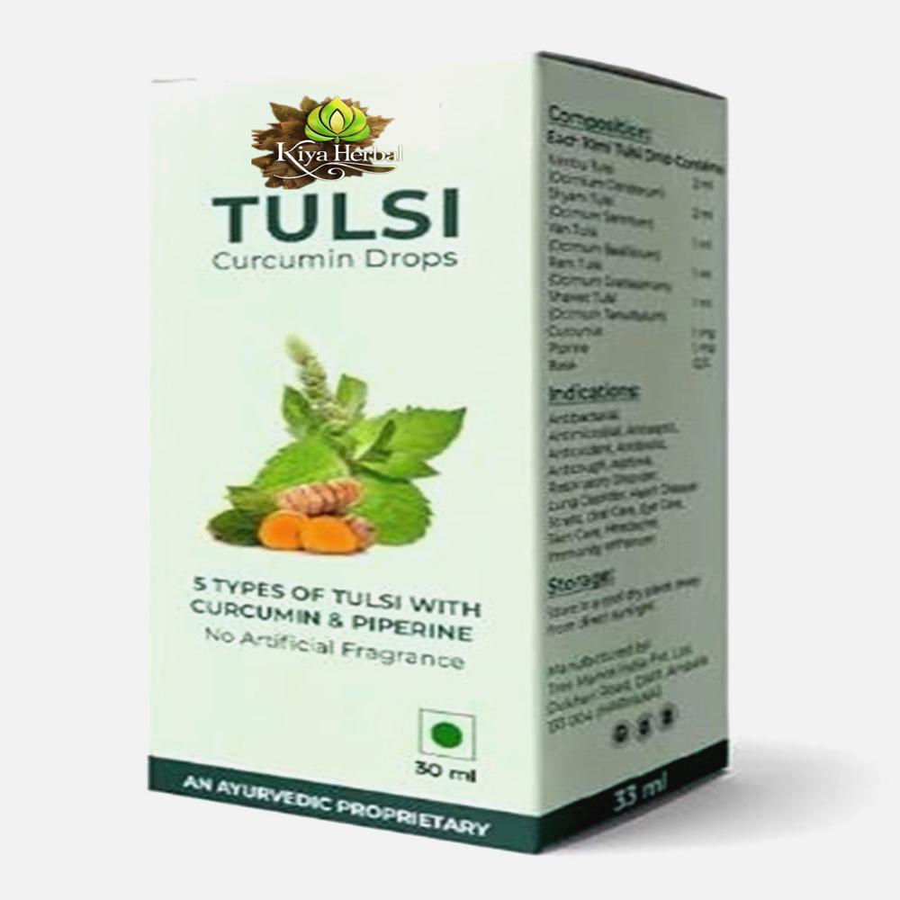 Bulk Tulsi Curcumin Capsules 30ml - Grade: A