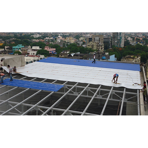 Roof Insulation Using High Tension Cross Linked Polyethylene Membrane