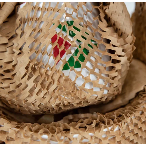 Packing Paper Bubble Wrap Eco Friendly Kraft Paper Honey Comb Rolls