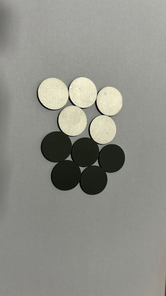 Microwave ferrite with silver coating