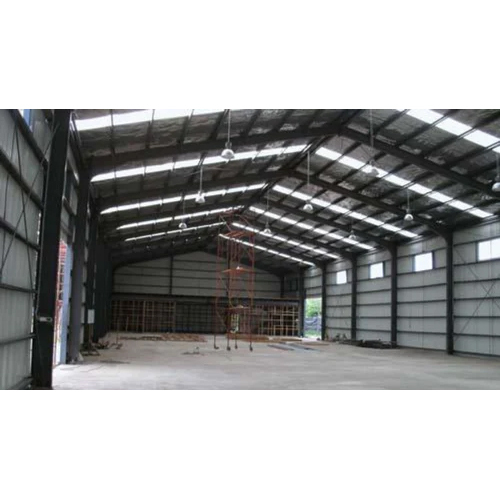 Industrial Structural Shed - Color: Grey