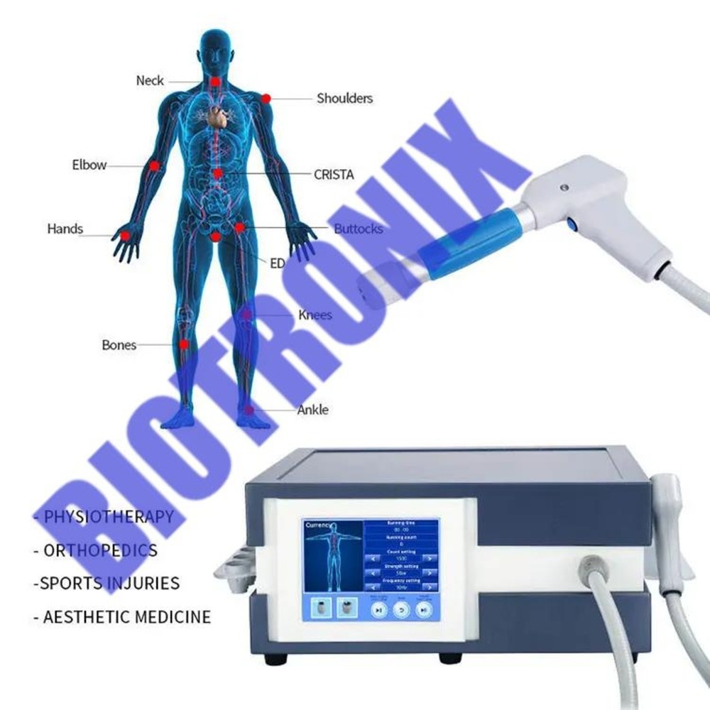 Physiotherapy Shockwave Therapy Machine - Compact Portable Design, Deep Muscle Massager For Pain Relief, Non-invasive Home Rehabilitation Tool