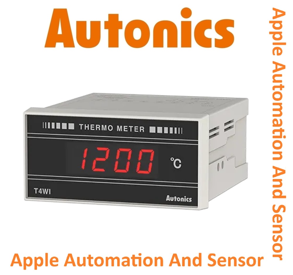 Autonics T4wi-n4nkcc-n Temperature Controller - 4-digit 7-segment Led Display, 100-240vac Power Supply, Thermocouple Input, 100ms Sampling Cycle, Ideal For Industrial Usage