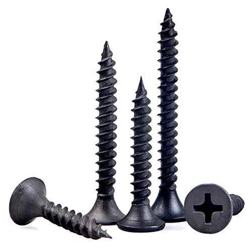 Drywall Screw - Black Polished Finish, High-Quality Precision Engineered Screws, Various Sizes for Industrial Applications
