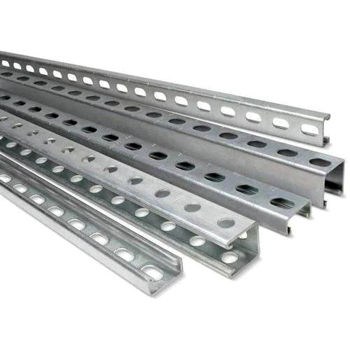 Slotted C Channel - Color: Silver