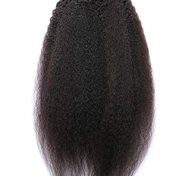 Brazilian Straight I Tip Extension Pure Colored Human Pre Bonded Extensions 1g/s 100Strand I Tip Microlink For Women (24inch, Natural color)