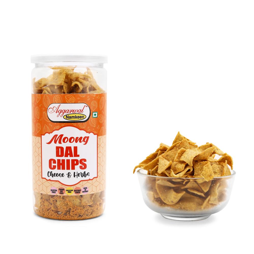 Moong Dal Cheese Herbs Chips 