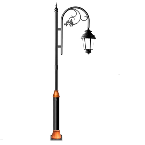 Street Light Pole - Color: Black
