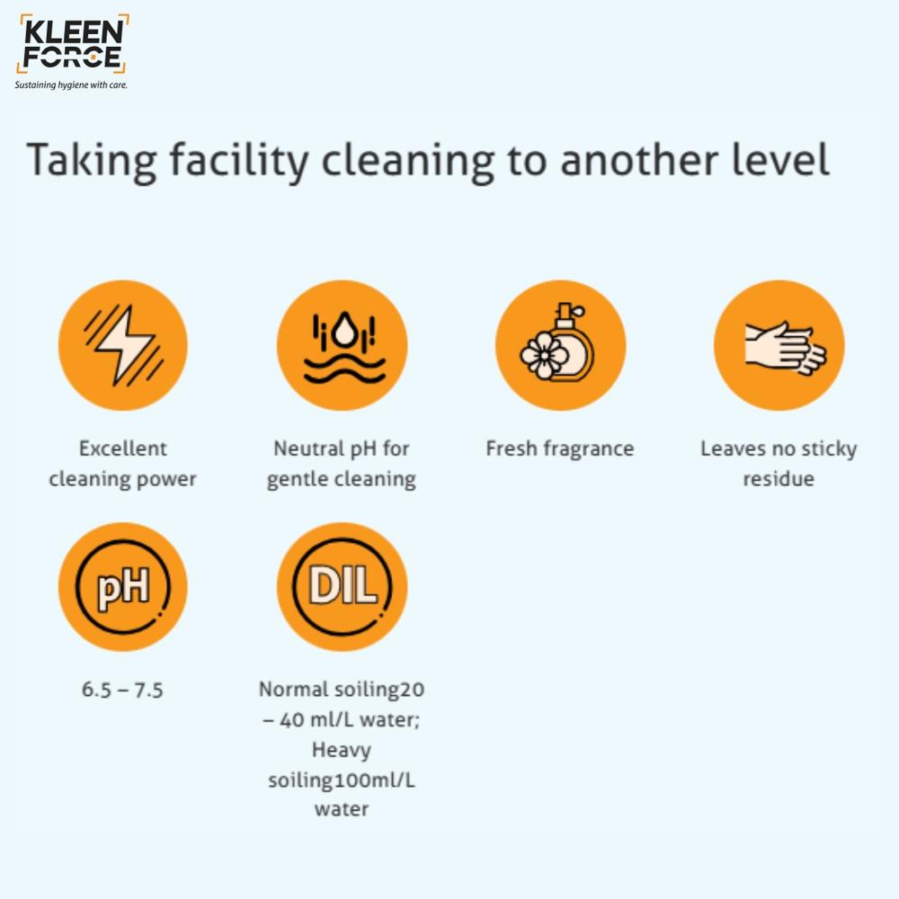 Kleen Force Kleen Keep Cs 101 Carpet Shampoo - Ph Level: 6~ 7