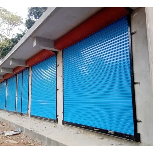 Manual Rolling Shutter - Color: Blue Paint Coated