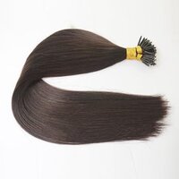 Nano Rings Hair Straight 100% Natural Color  Remy Human Hair Extensions ( 20 INCH )