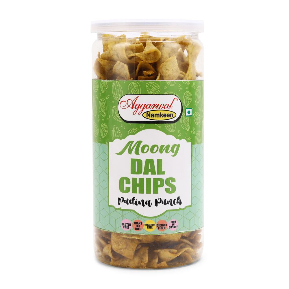 Moong Dal Pudina Chips