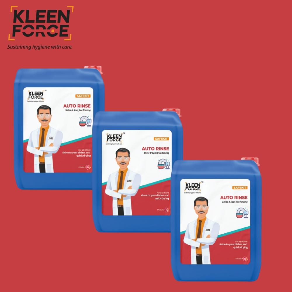 Kleen Force Safekit Auto Rinse Shine & Spot-Free Rinsing