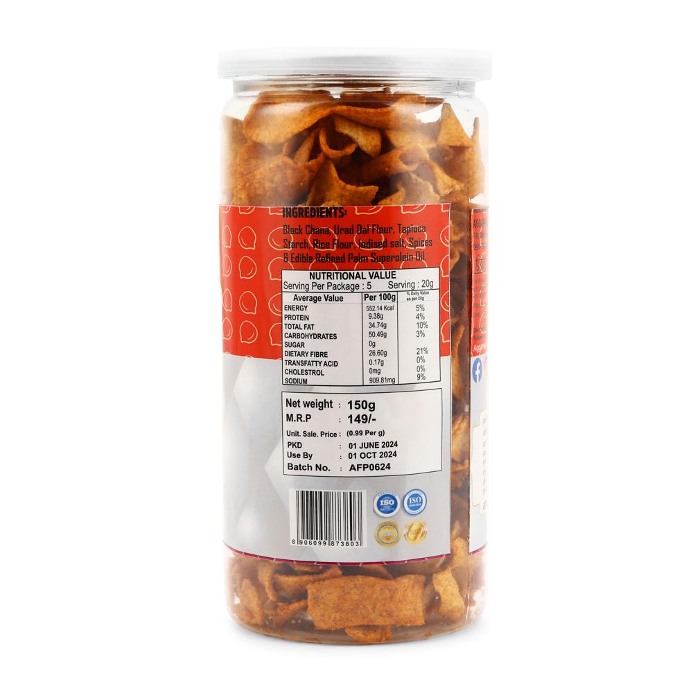 Black Chana Chips - Packaging: ]