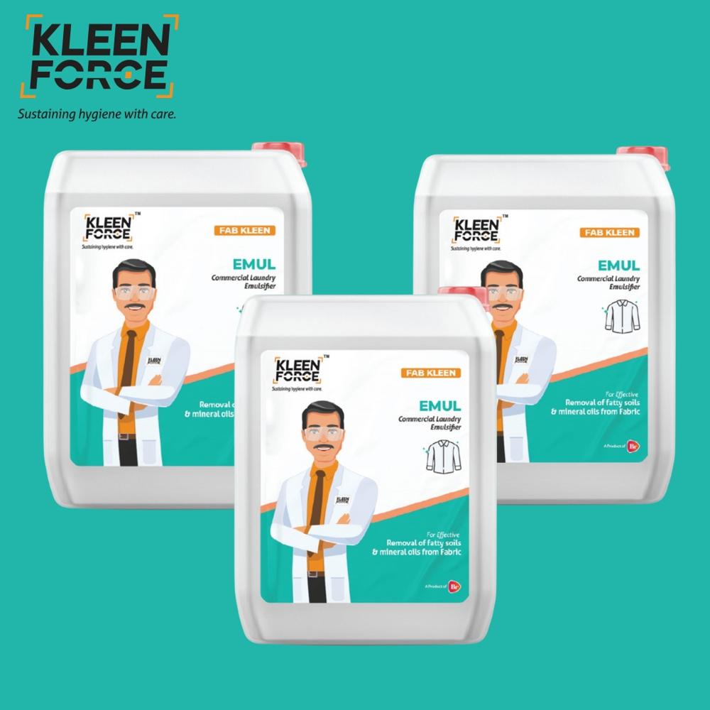 Kleen Force Fab kleen Emul Commercial Laundry Emulsifier