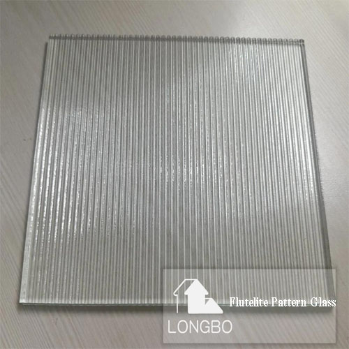 High Quality Flutelite Pattern Glass for Office Decoration