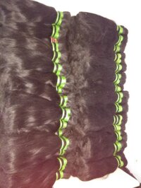 Natural Color Non Remy Human Hair Bundle , Super Double Drown Quality 14,16,18,inch