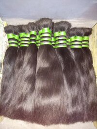 Natural Color Non Remy Human Hair Bundle , Super Double Drown Quality 14,16,18,inch
