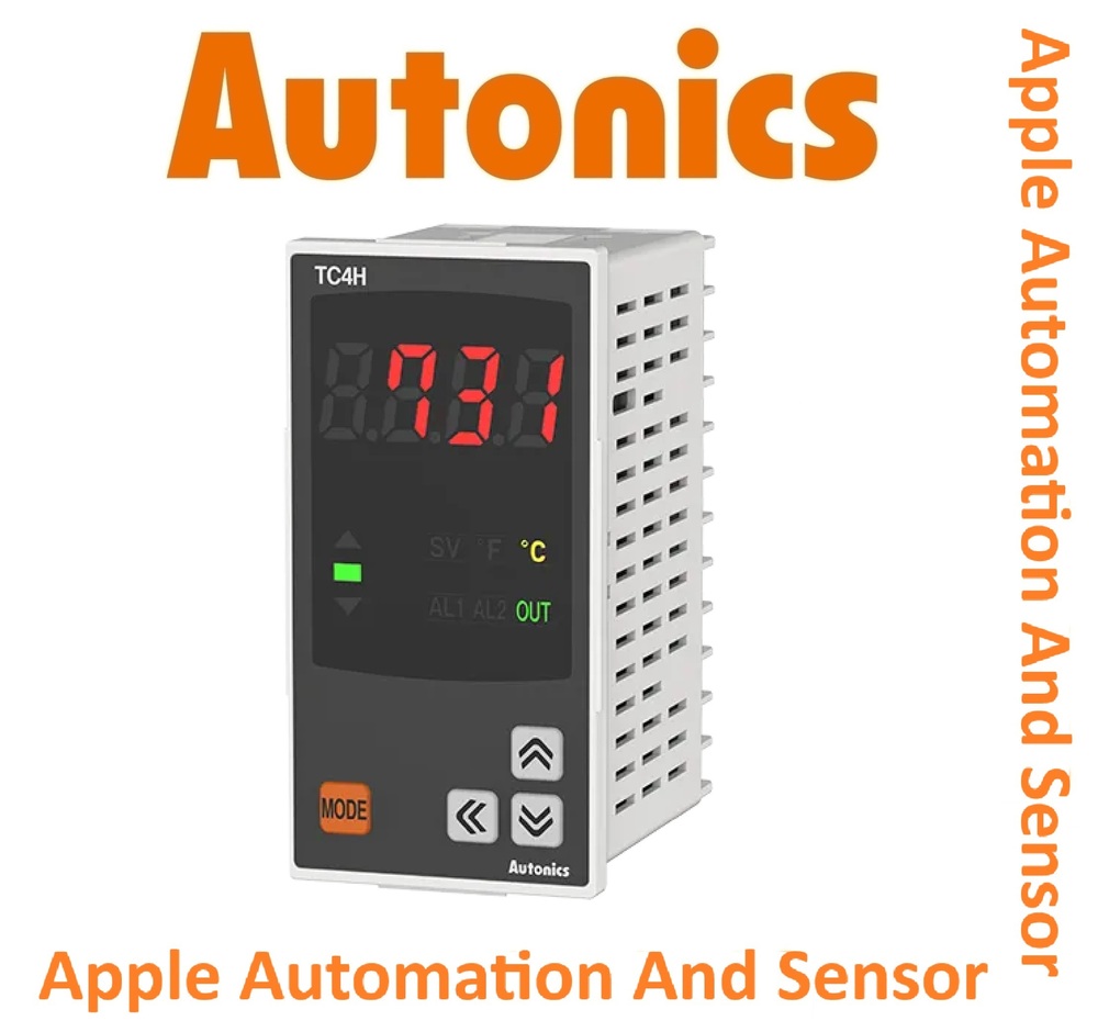 Autonics Tc4h-n4r Temperature Controller - 4-digit 7-segment Led, Pid Control Method, Thermocouple Input Compatibility