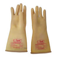 15mm Electrical Rubber Gloves - Color: Yellow