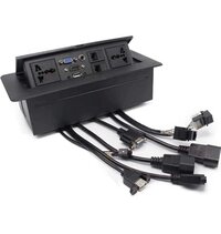 Conference Table Pop Up Box - Color: Black
