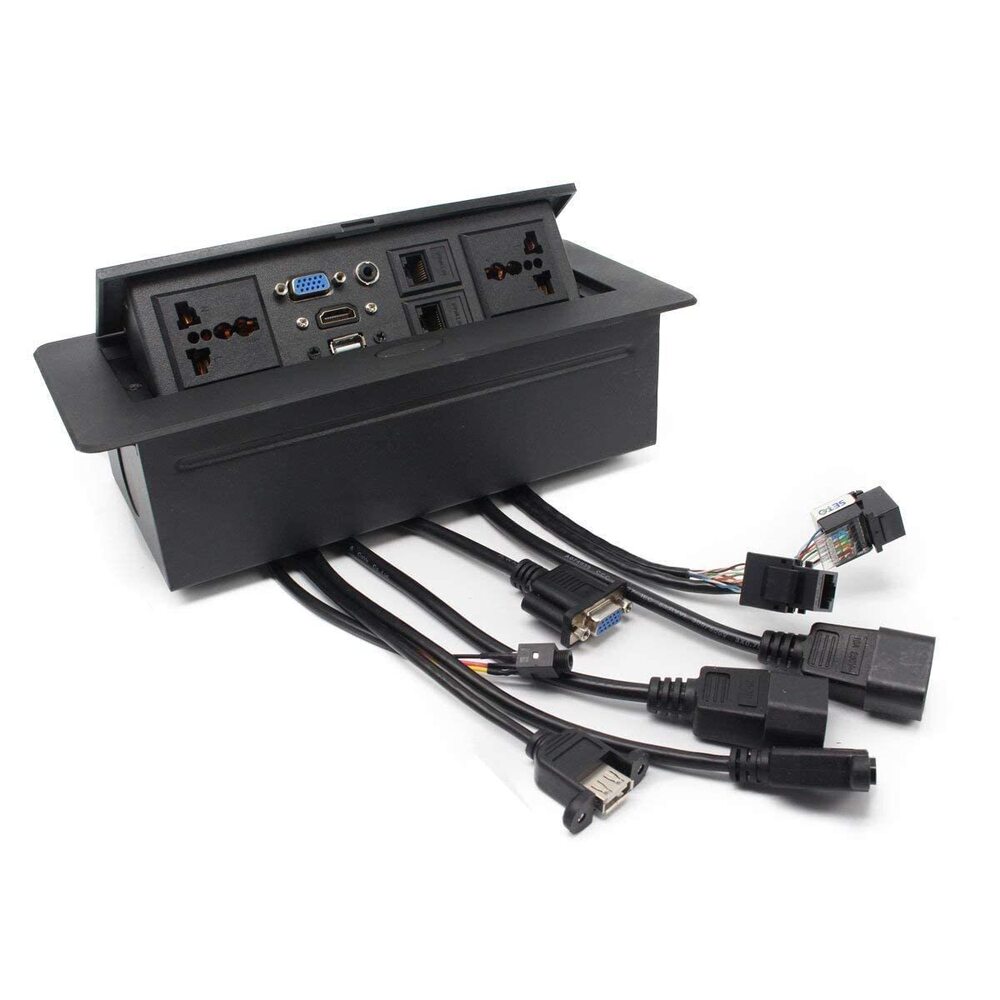 Conference Table Pop Up Box - Color: Black