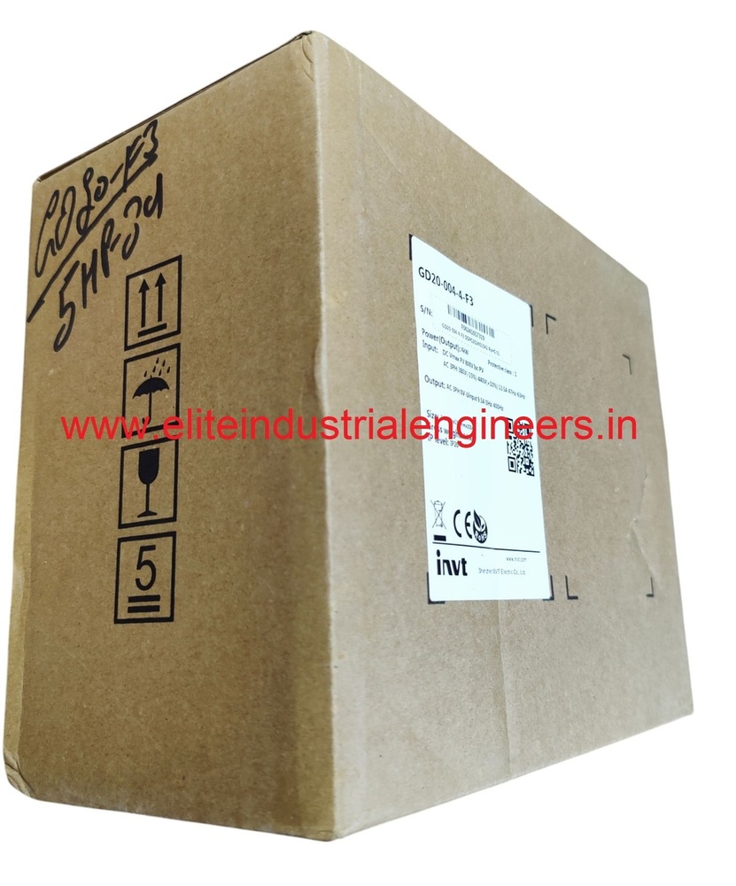 Invt Solar Vfd Gd20-004-4-f3 4kw/5hp 3phase - Automation Grade: No