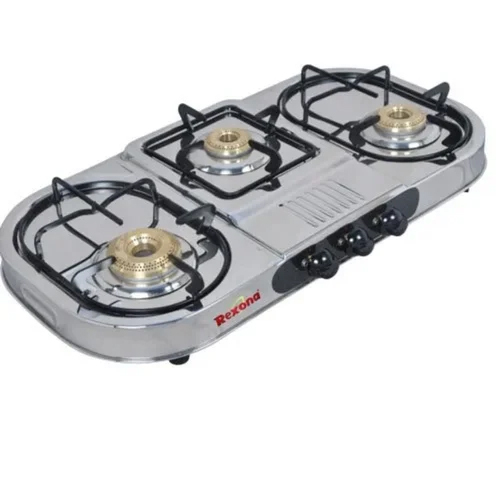 Rcw-302 Rexona Three Burner Gas Stoves - Gas Type: Lpg