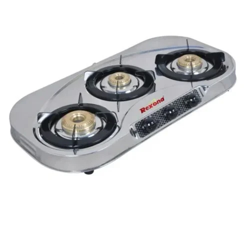 Rcw-301 Rexona Three Burner Gas Stoves - Gas Type: Lpg