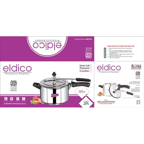 Eldico Aluminium Inner Lid Pressure Cooker