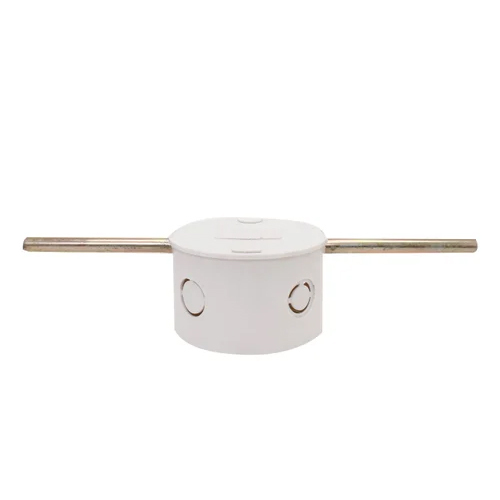 SRGE Fan Box With Inbuilt Rod - Durable Steel, Polished Finish, Classic White Color | Designed for Industrial Usage, 1-Year Warranty