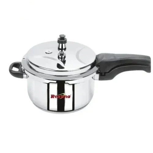 3 Ltr Rexona Outer Lid Aluminum Pressure Cooker - Feature: User Friendly Handles
