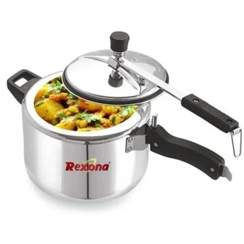 12Ltr Aluminum Inner Led Pressure Cooker - Feature: User Friendly Handles