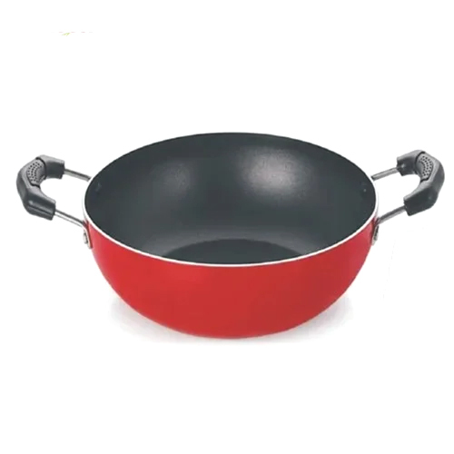 3.25Mm Rexona Non Stick Deep Kadhai - Interior Coating: Polished