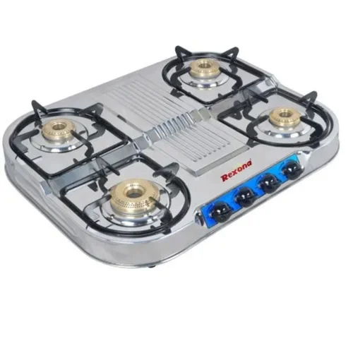 Rcw-402 Rexona Four Burner Gas Stoves - Gas Type: Lpg
