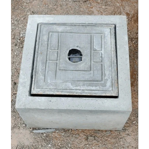 Rcc Earth Pit Cover - Color: White