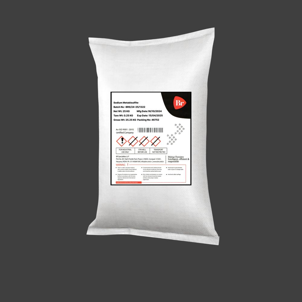 Industrial Grade Sodium Metabisulfite Powder