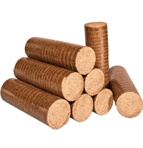 90 MM Groundnut Shell Briquette