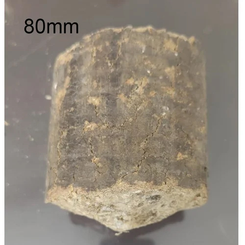 80 MM Groundnut Shell Briquette