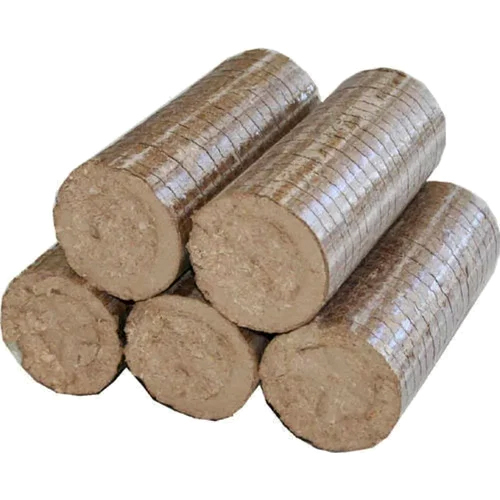 80 MM Groundnut Shell Briquette