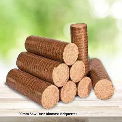 90 Mm Saw Dust Biomass Briquette - Ash Content (%): 8%