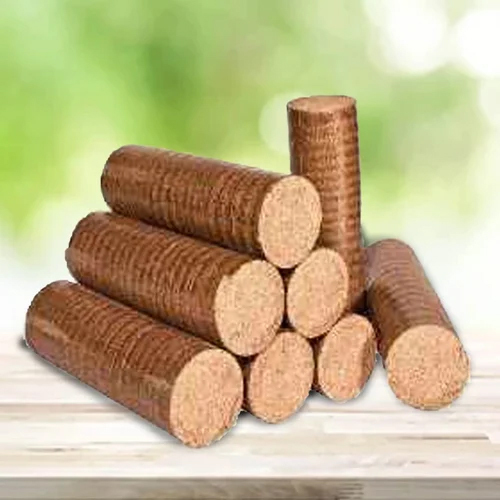60 MM Saw Dust Biomass Briquettes