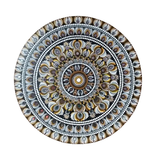 24Inch Mandala Art - Feature: Easy To Clean